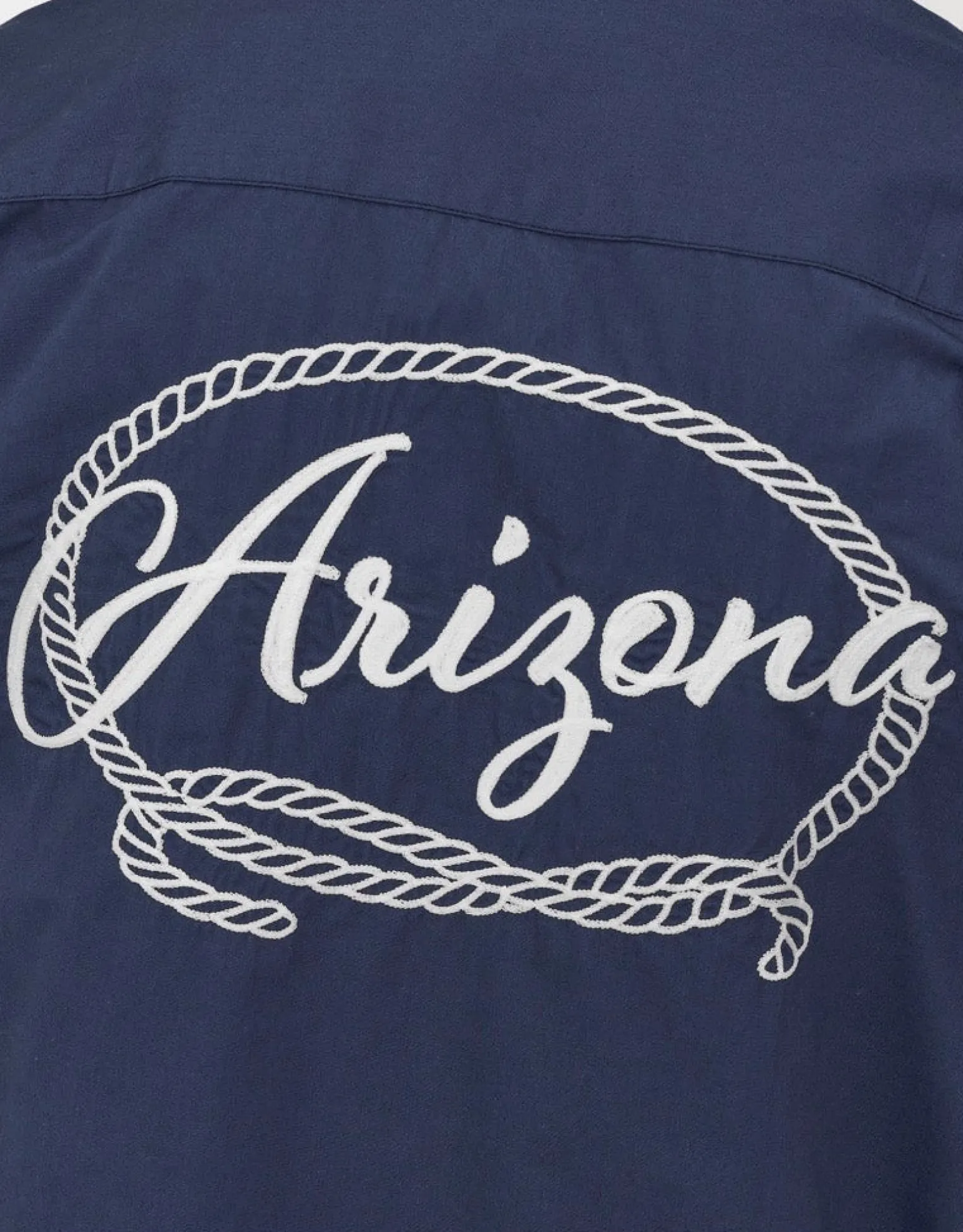 Arizona Embroidered Long Sleeve Shirt in Midnight