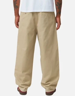 Baggy Double Pleated Pants in Black
