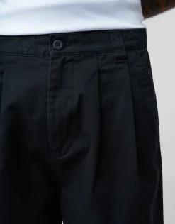 Baggy Double Pleated Pants in Tan