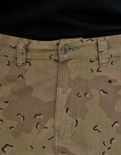 Baggy Fit Camo Ripstop Cargo Short in Camo