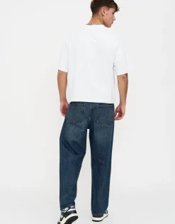 Baggy Fit Jeans in Acid Black