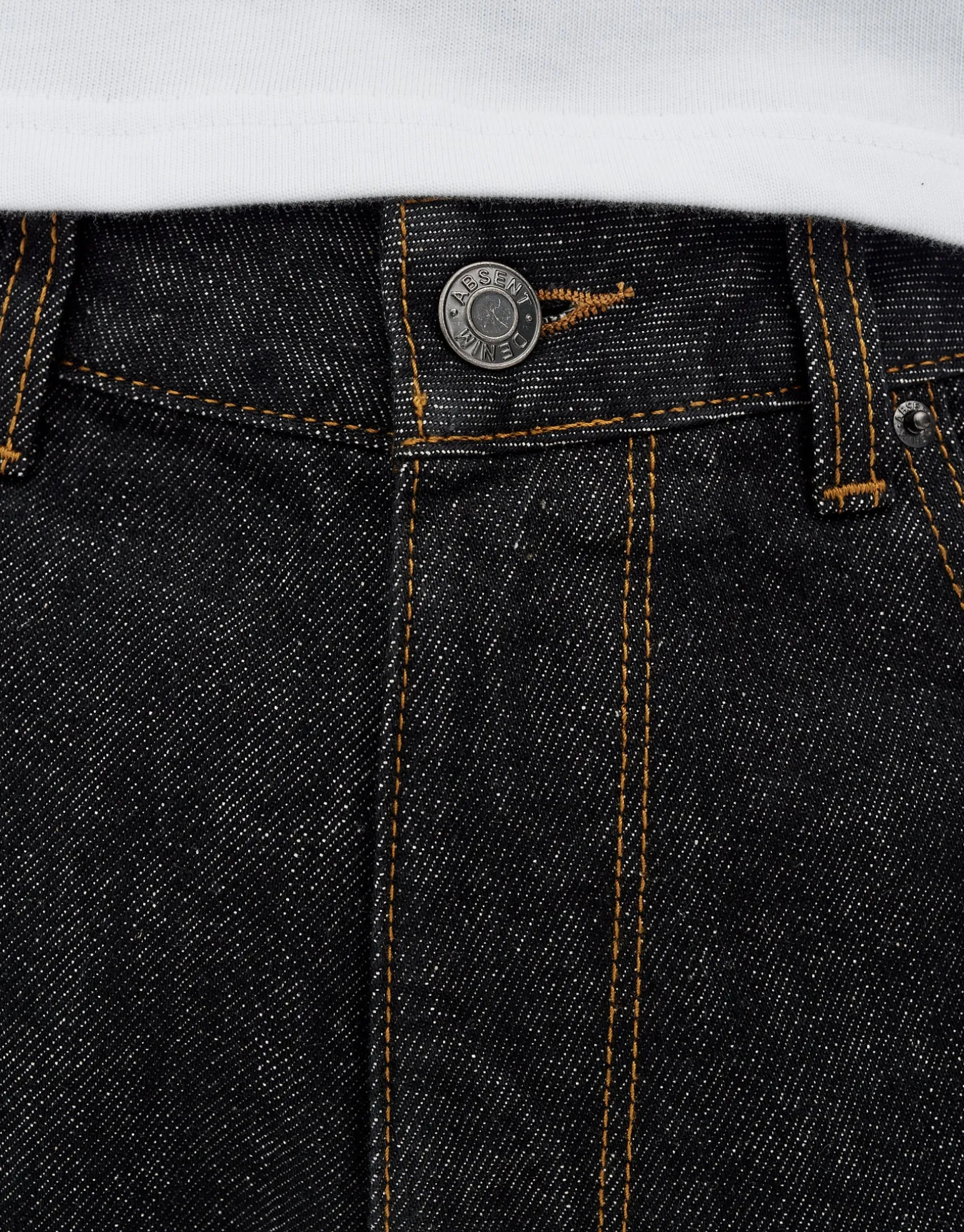 Baggy Fit Jeans in Acid Black