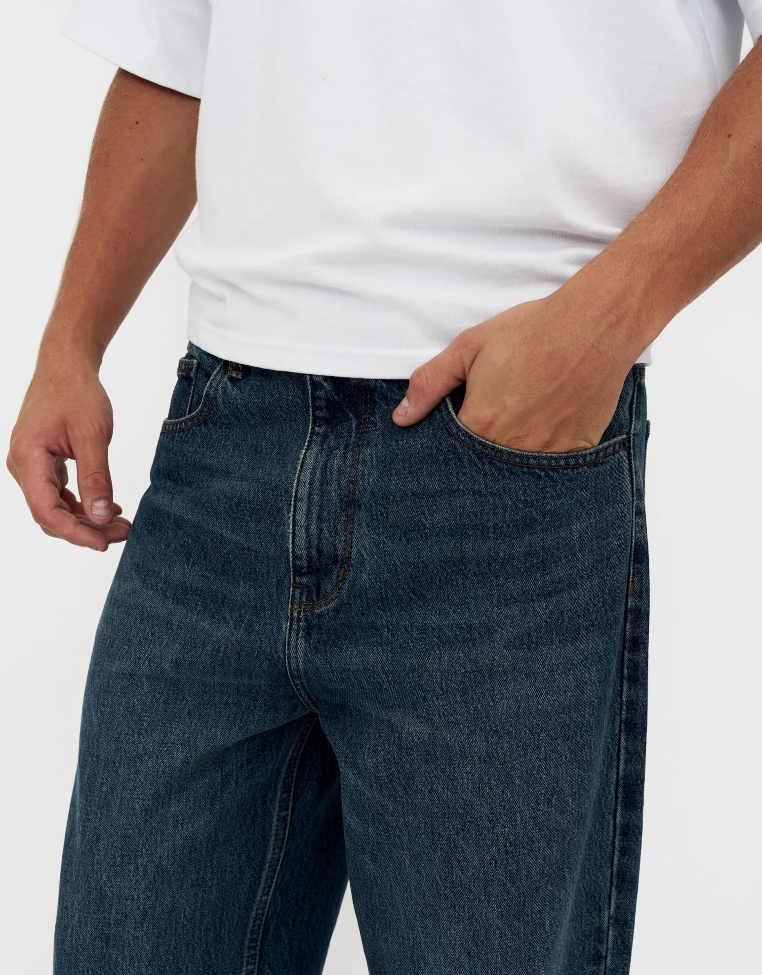 Baggy Fit Jeans in Blue