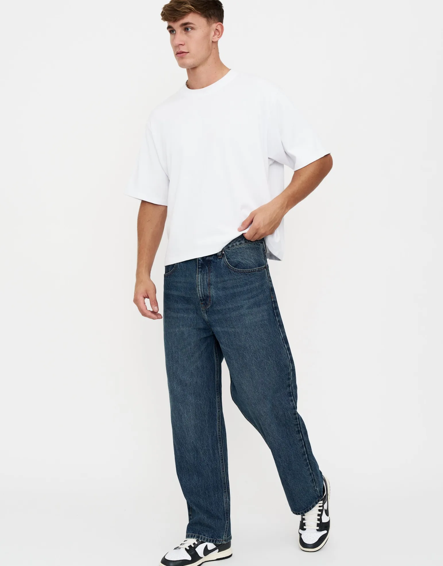 Baggy Fit Jeans in Blue