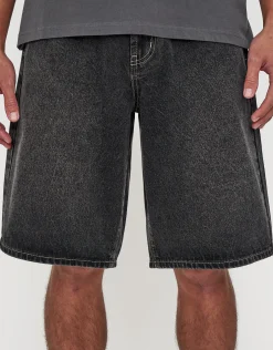 Baggy Fit Jorts in Blue Fade