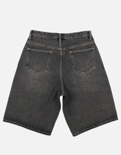 Baggy Fit Jorts in Blue Fade