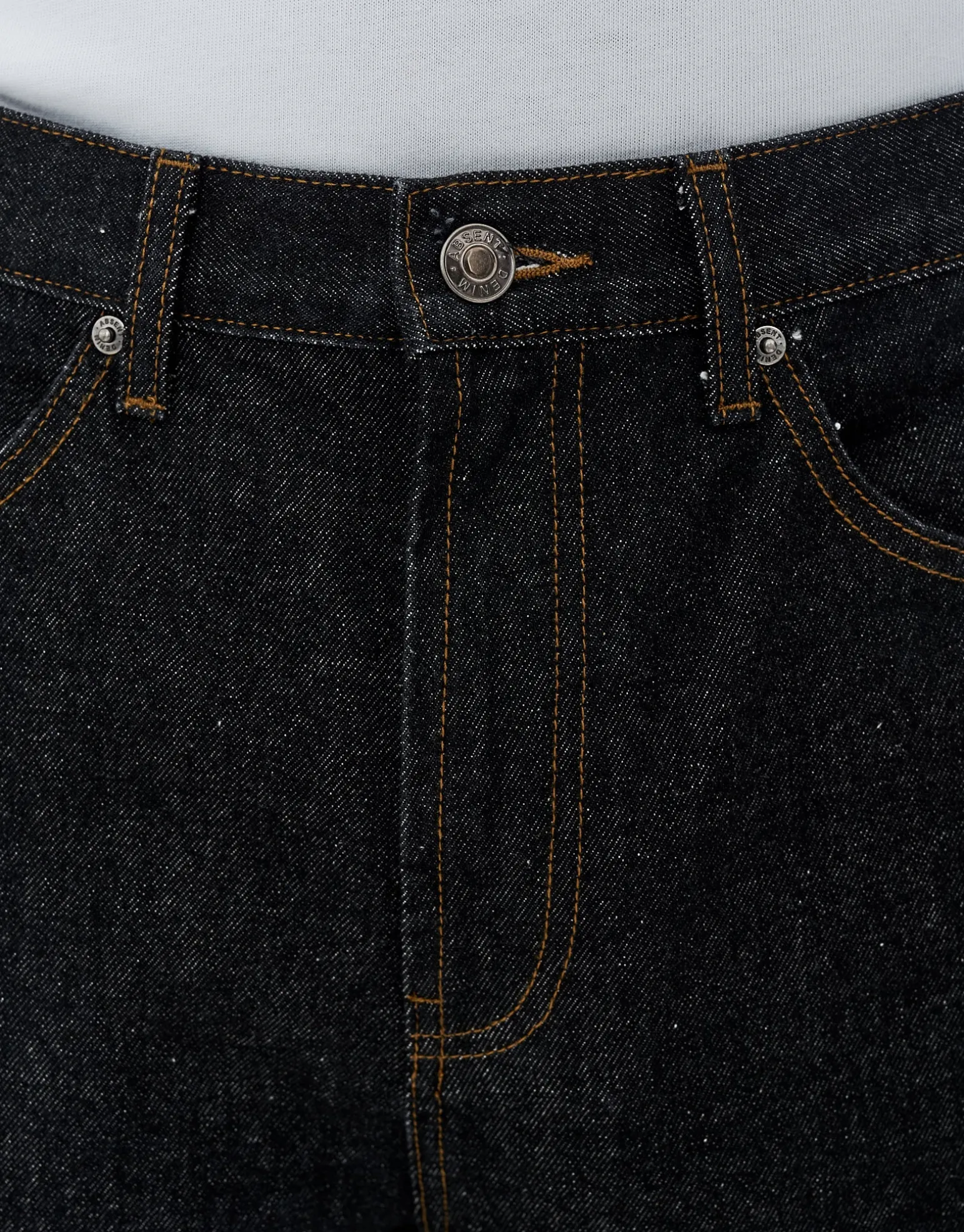 Baggy Fit Jorts in Dark Raw
