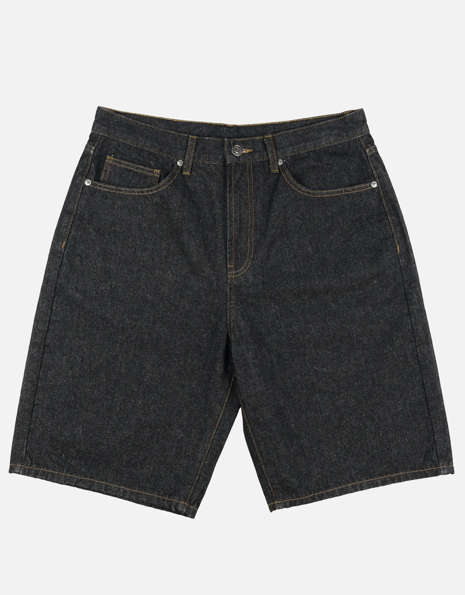 Baggy Fit Jorts in Dark Raw