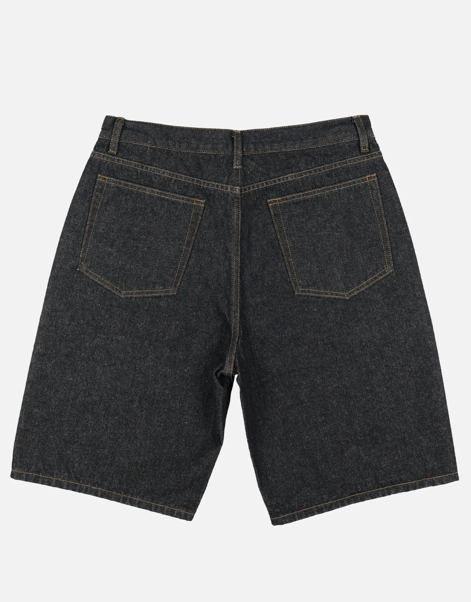 Baggy Fit Jorts in Dark Raw
