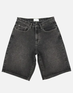 Baggy Fit Jorts in Fossil Wash