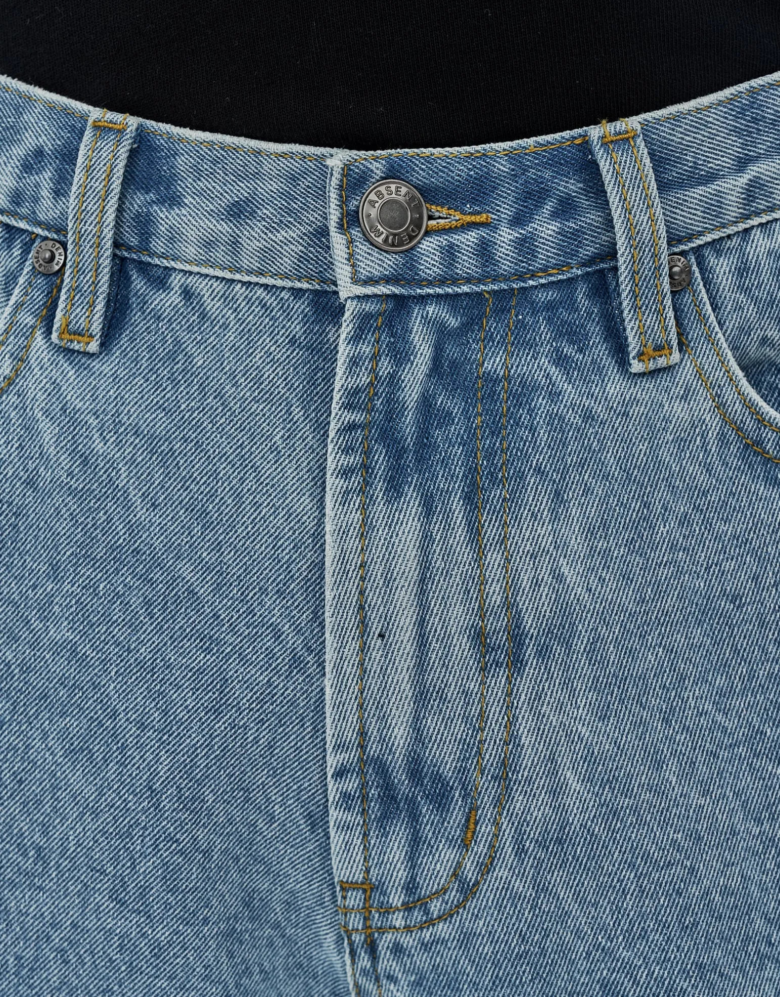 Baggy Fit Jorts in Rust Fade