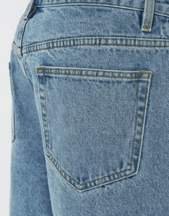 Baggy Fit Jorts in Stone Black