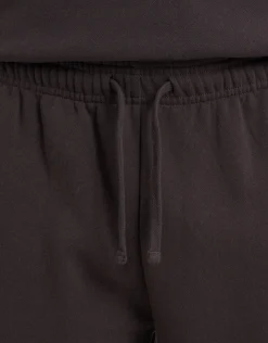 Baggy Leisure Club Cuffed Track Pants in Bitter Brown
