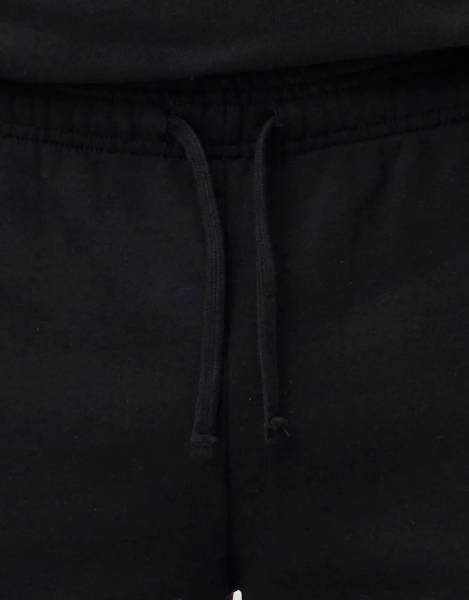 Baggy Leisure Club Cuffed Track Pants in Black