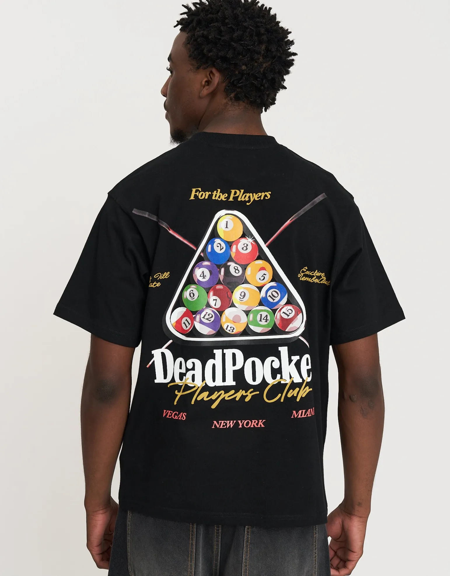 8 Ball Pool Relaxed Fit T Shirt in Black