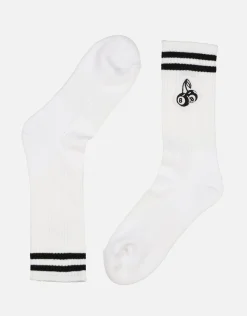8 Ball Sport Socks in White