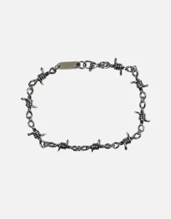 Barbed Bracelet in Vintage Silver