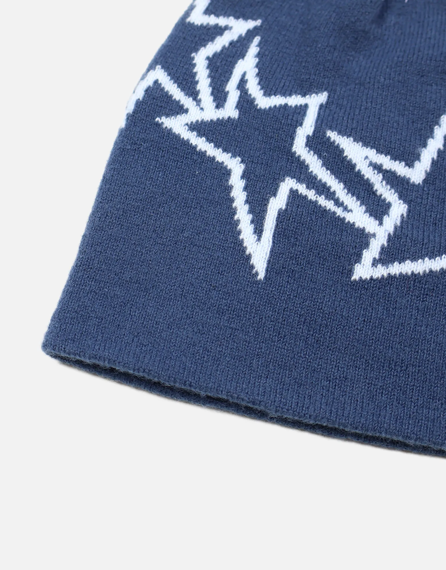 Barbed Skull Beanie in Charcoal