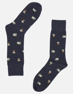 BBQ Dress Socks in Black