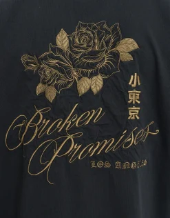 Broken Promises Box Fit T Shirt in Blanc
