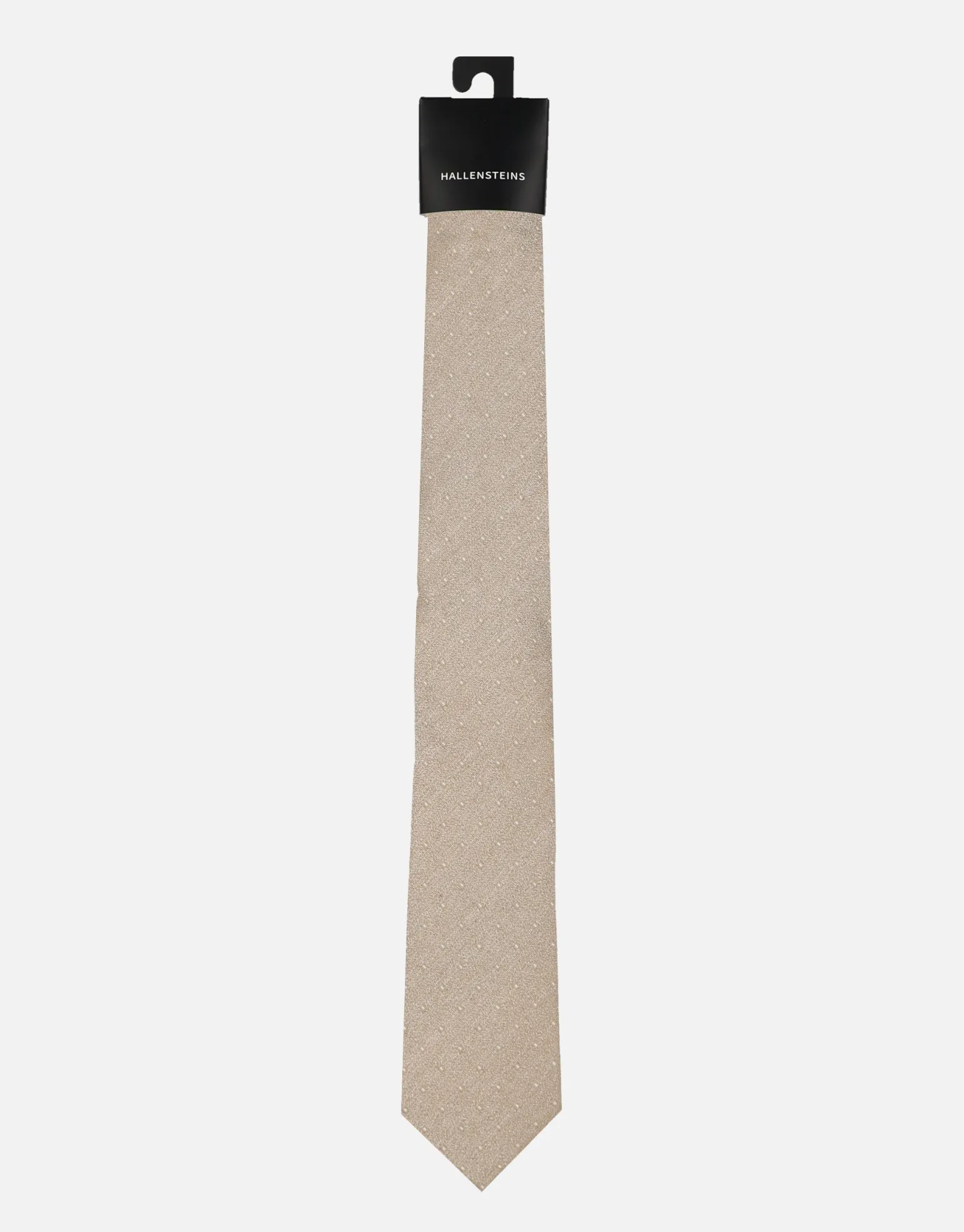 Carnaby Spot Slim Tie in Ecru