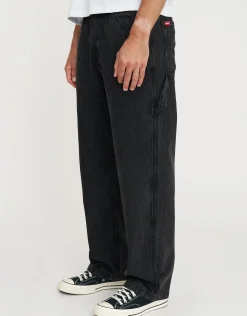 Carpenter Baggy Fit Jeans in Blue Fade