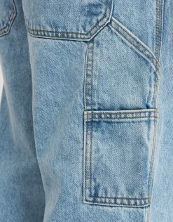 Carpenter Baggy Fit Jeans in Washed Black