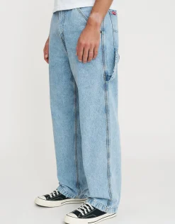 Carpenter Baggy Fit Jeans in Washed Black