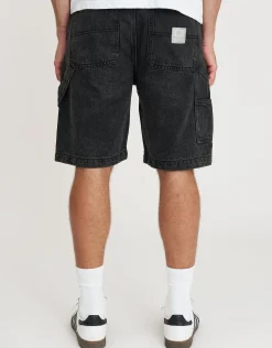 Carpenter Relaxed Fit Jorts in Blue Fade