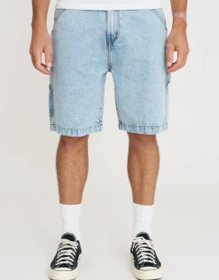 Carpenter Relaxed Fit Jorts in Blue Fade