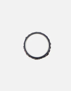 Chain Ring in Vintage Silver
