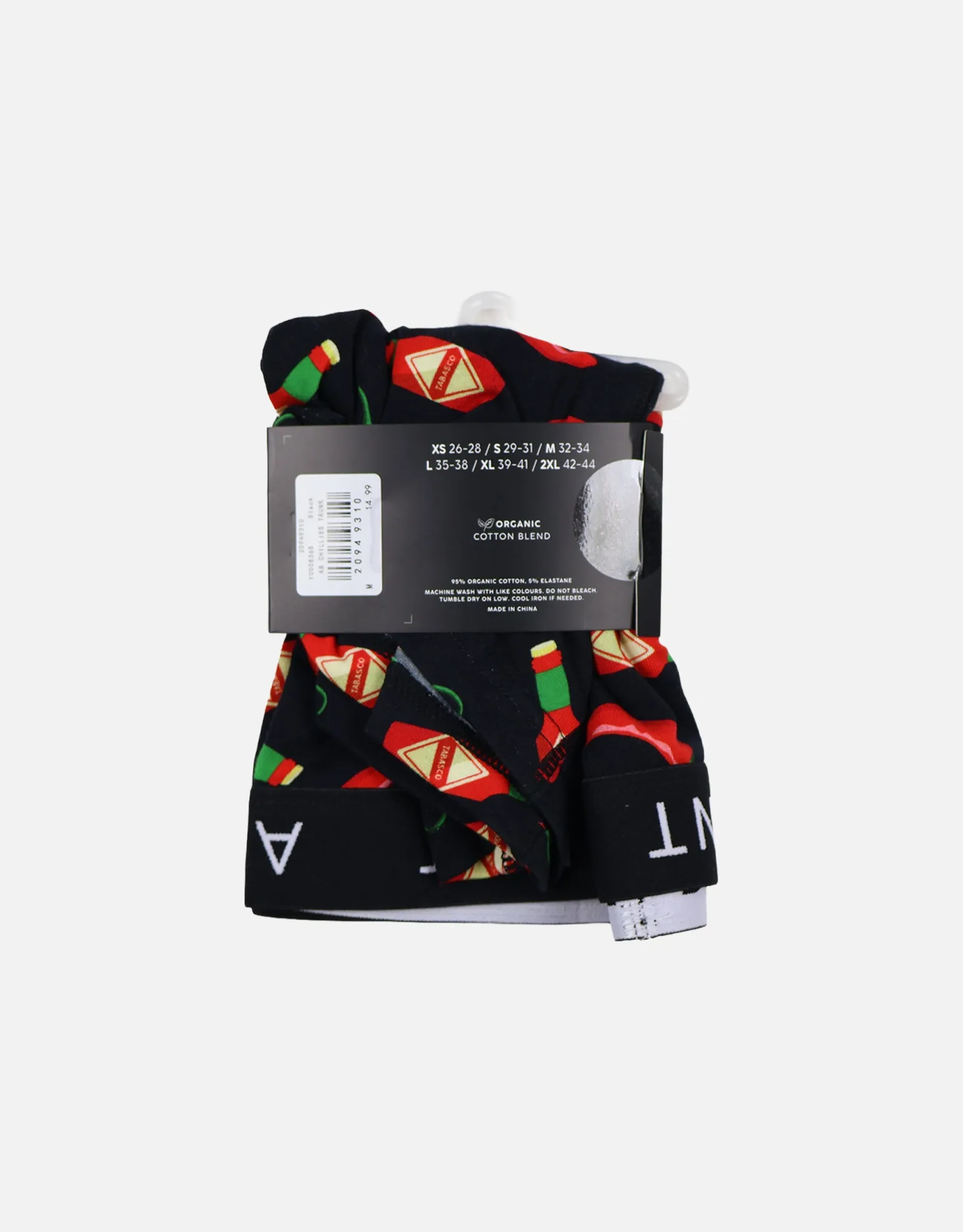 Chillies Pattern Boxers in Black