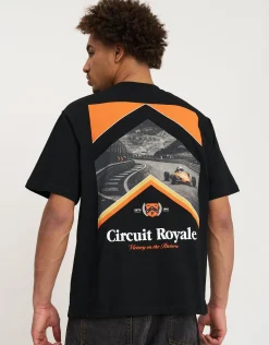 Circuit Royale Tee in Black