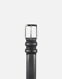 Classic Leather Belt in Black