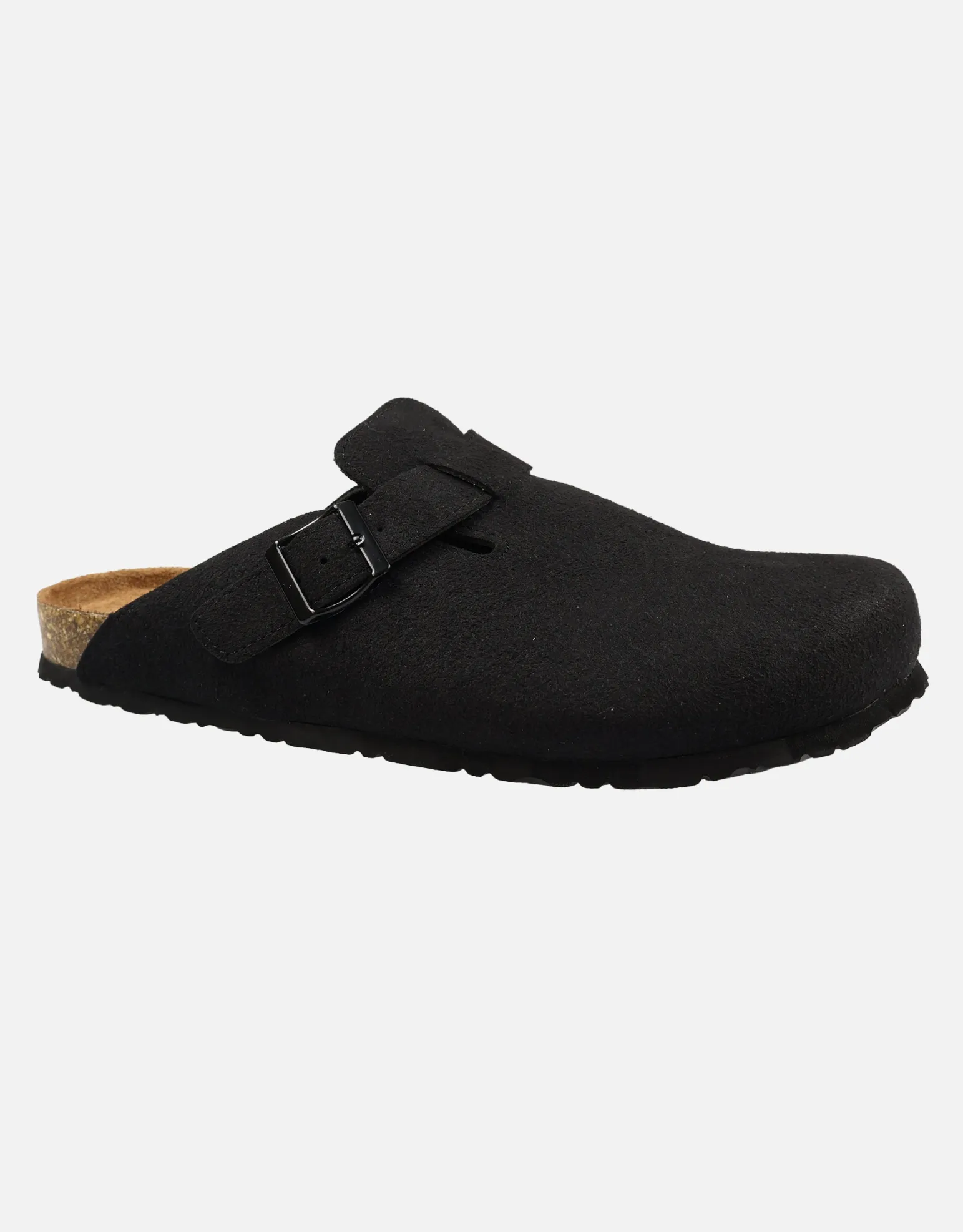 Closed Toe Sandals in Black