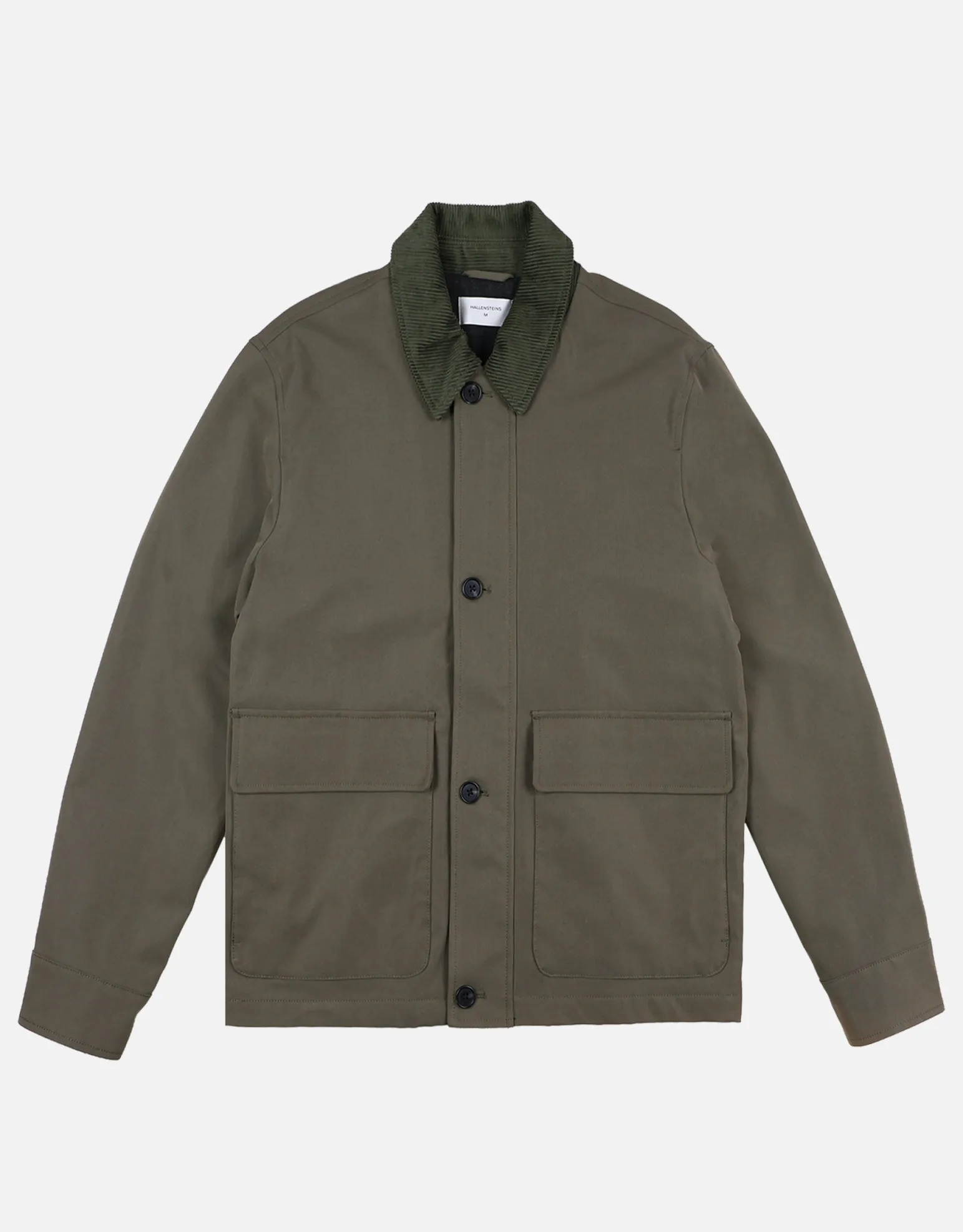 Cord Collar Field Jacket in Khaki