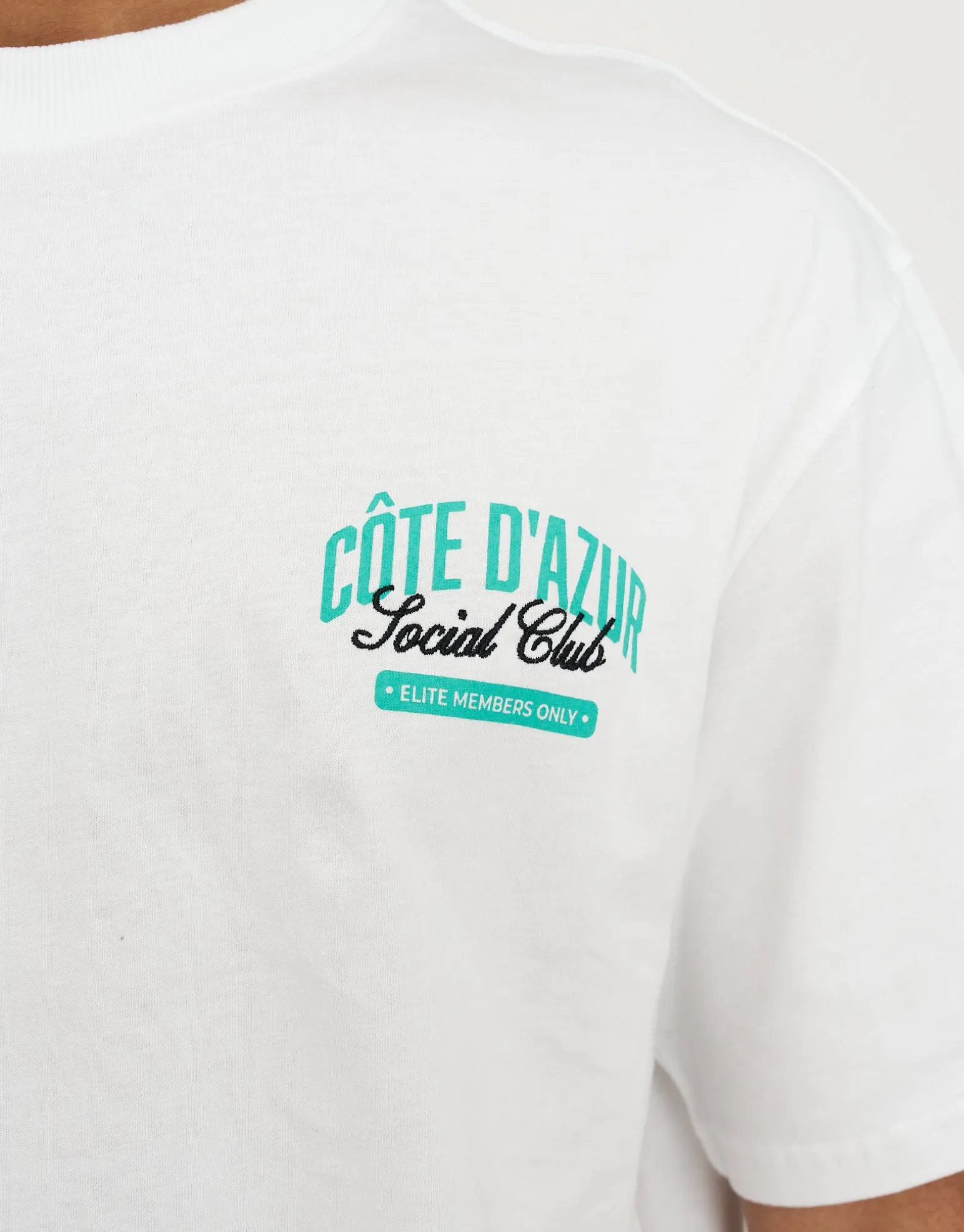 Cote D'Azur Tee in Blanc
