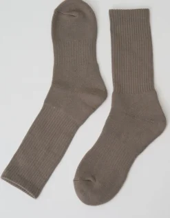 Crew Sport Socks in Grey Marle