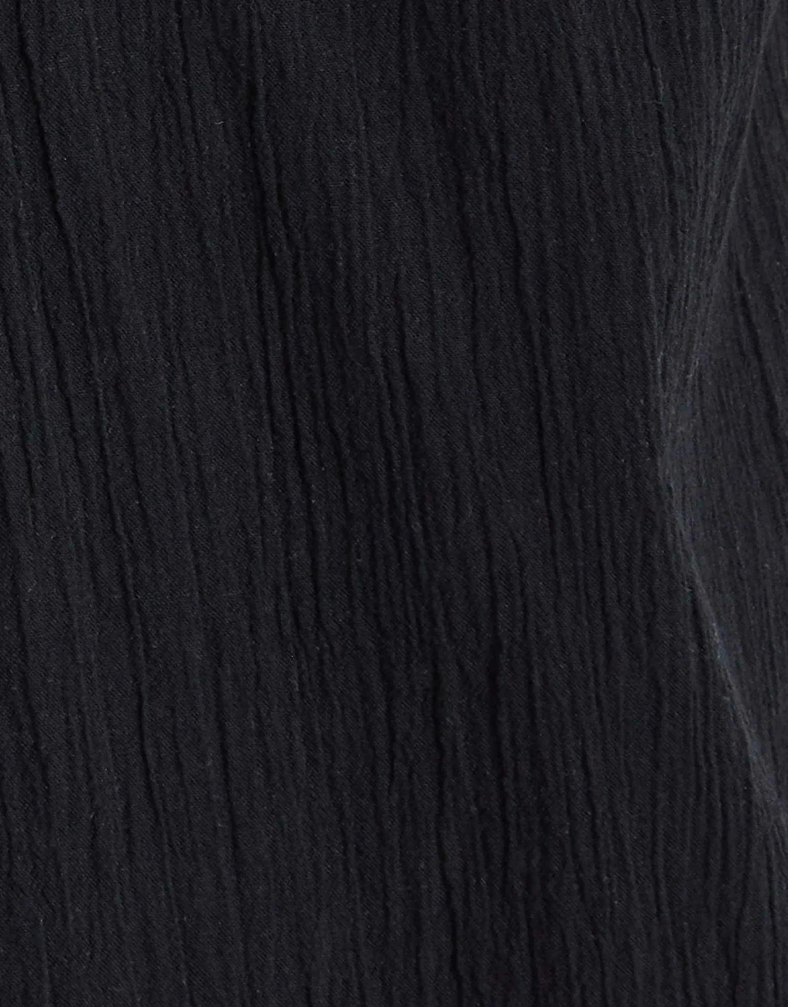 Crinkled Texture Short Sleeve Shirt in Moon