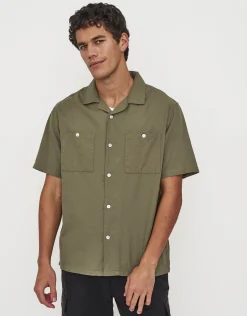 Cromwell Short Sleeve Shirt in Slate