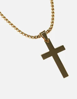 Cross Pendant Chain in Silver