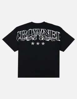 Crowned Legacy Box Fit T Shirt in Black