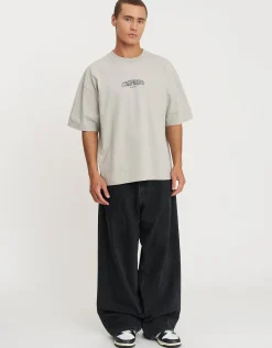 Crowned Legacy Box Fit T Shirt in Moon