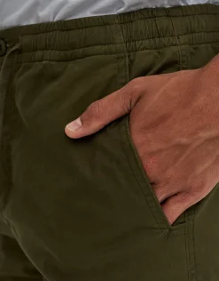 Cuffed Cargo Joggers in Khaki