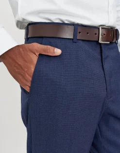 Dalston Slim Fit Suit Trousers in Navy