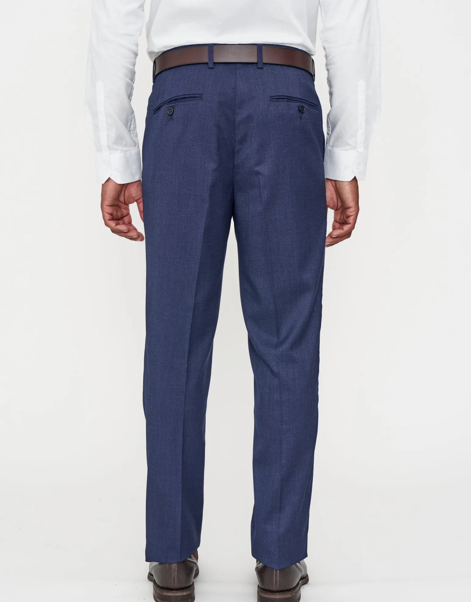 Dalston Slim Fit Suit Trousers in Navy