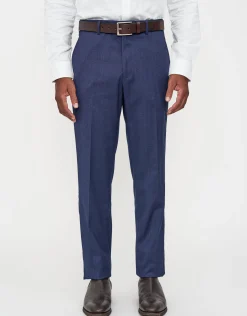 Dalston Slim Fit Suit Trousers in Navy