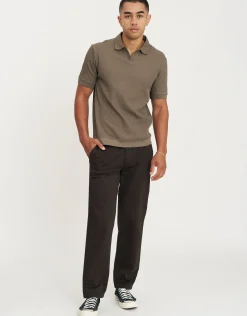 Delta Standard Fit Chinos in Chocolate