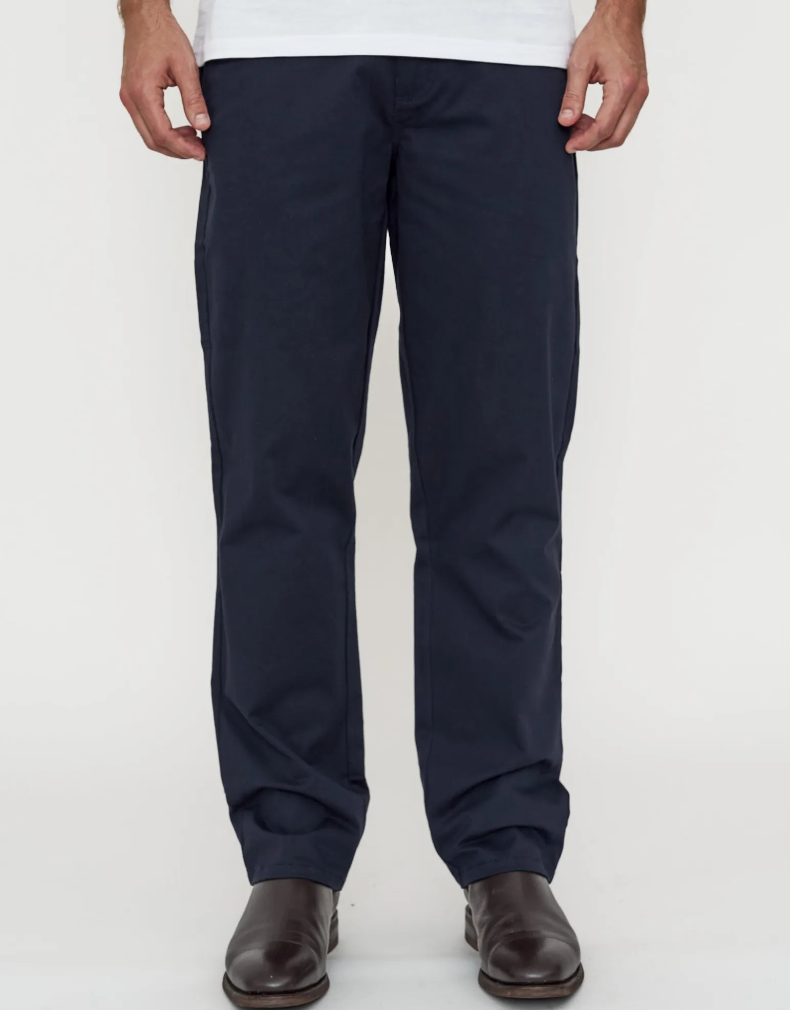 Delta Standard Fit Chinos in Stone