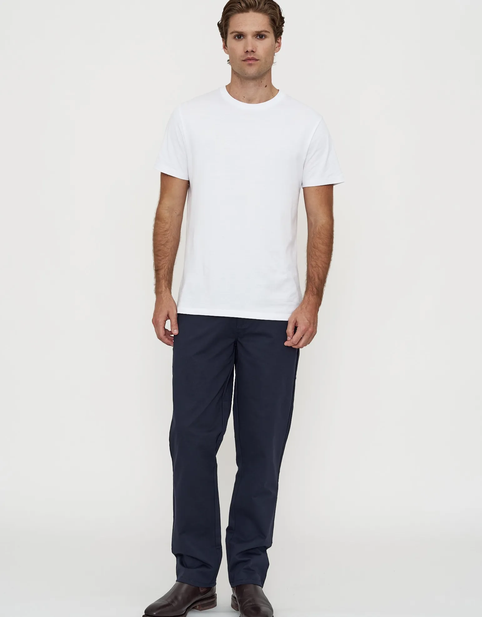 Delta Standard Fit Chinos in Tan